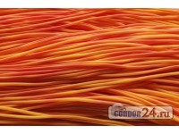 Кембрик ПВХ разноцветный, диаметр 1,8 мм., цвет оранжевый 030